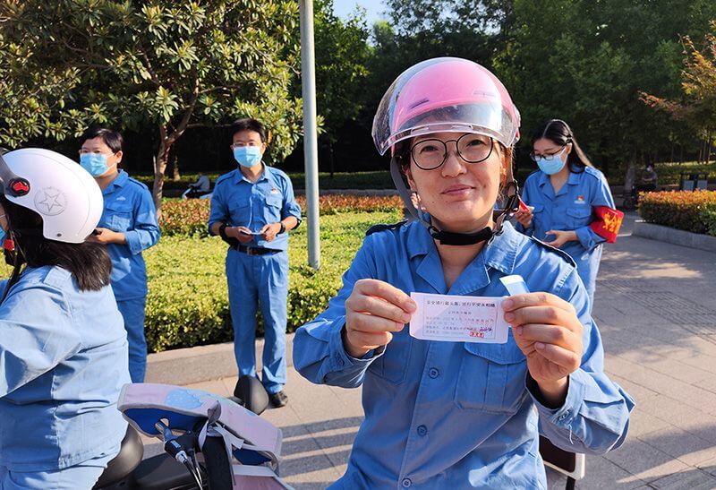 公司工会发展“我的安全我掌管”路路交通安全建议活动