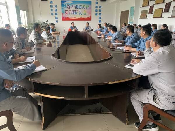 甲醇事业部召开“保生计，降本增效大会商”带头会