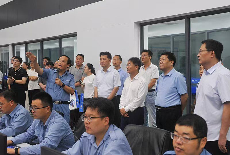 河南省造作业数字化转型城市行观摩组走进中原mansion88·明升官方网站