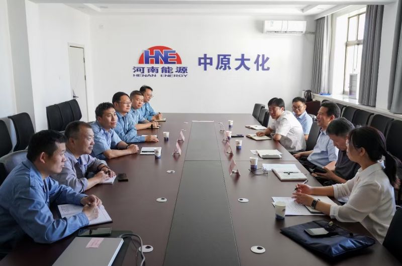 鹤煤公司与销售总公司一行到中原mansion88·明升官方网站走访 ?